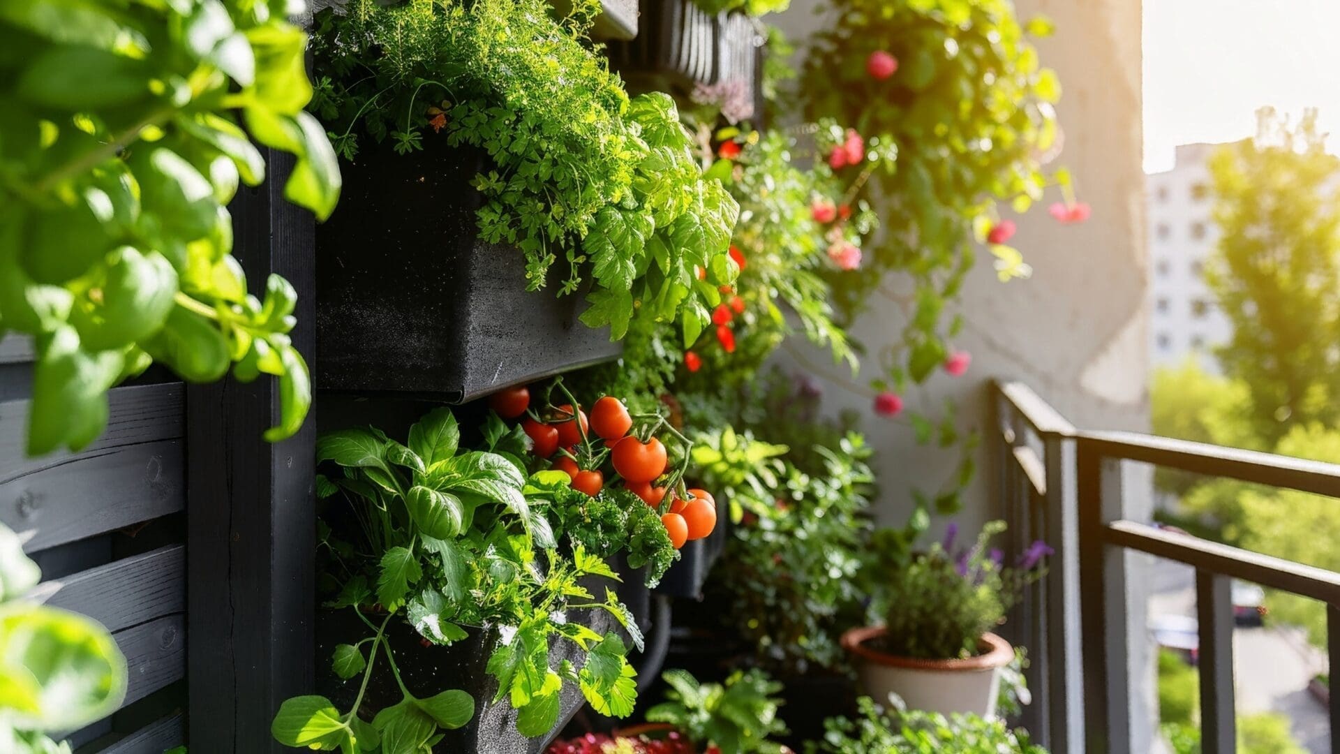 Gardening on balconies is now a normal part of many people's lives.