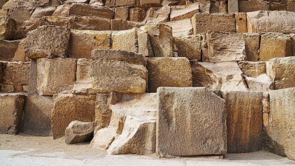 Some of the stones were so heavy that even with modern technology it would have been very difficult to move them.