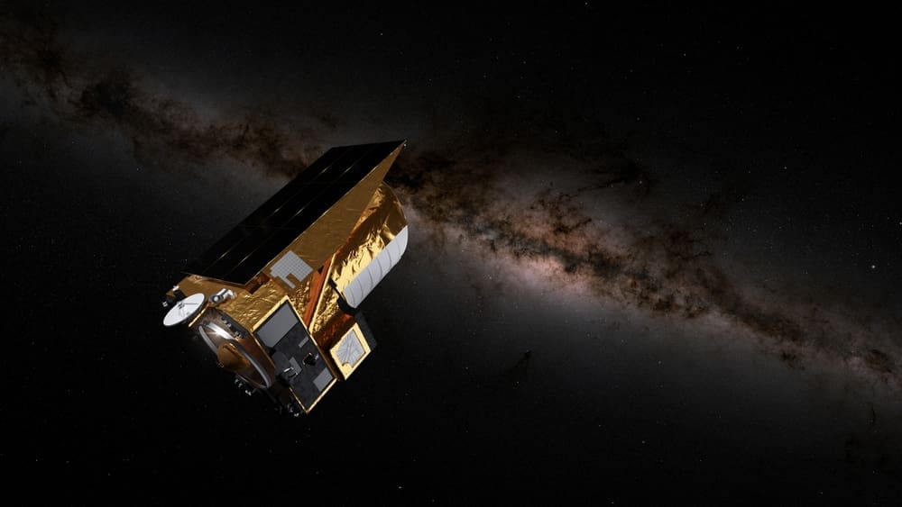 Illustration of the EUCLID space telescope.
