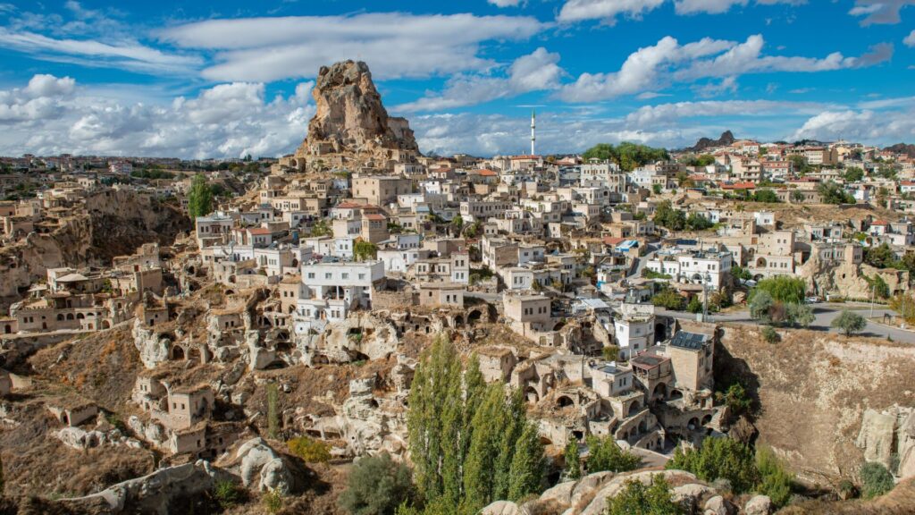 Nevşehir is characterized by its rock formations.
