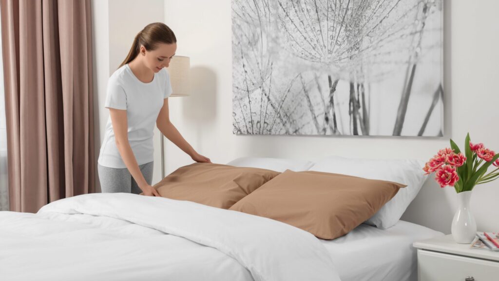 Do you start your morning by making your bed? Don't.