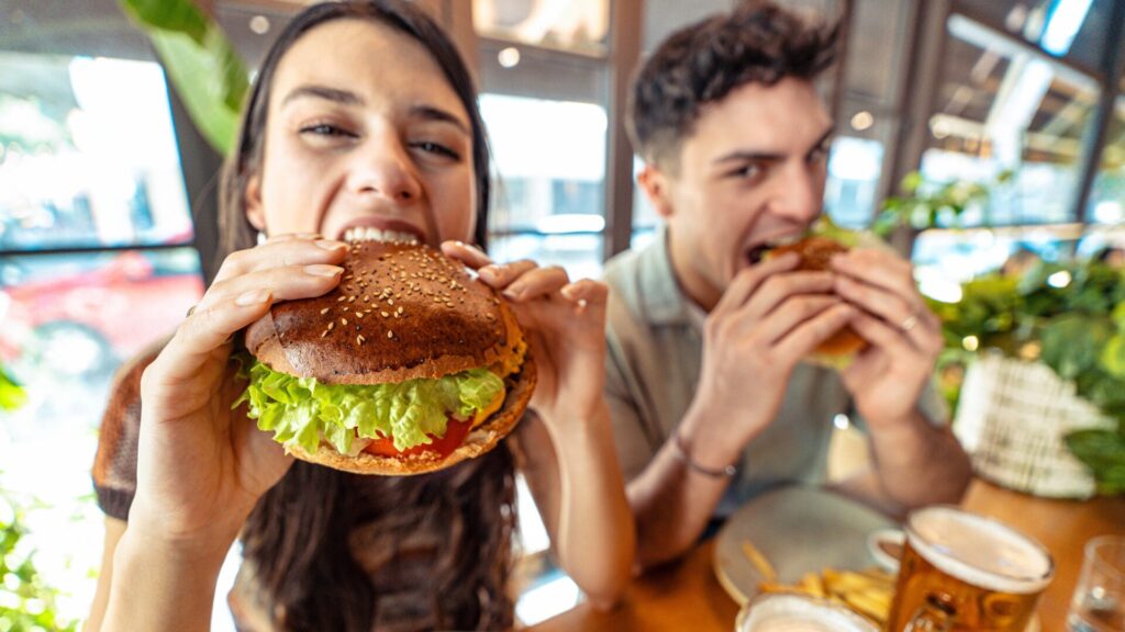 Appetite changes with stress levels.