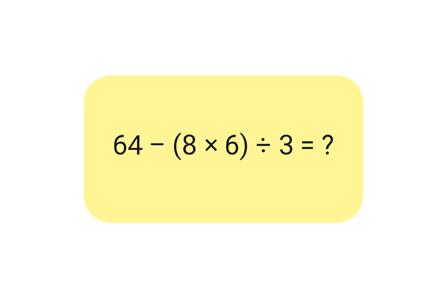Calculate this example.