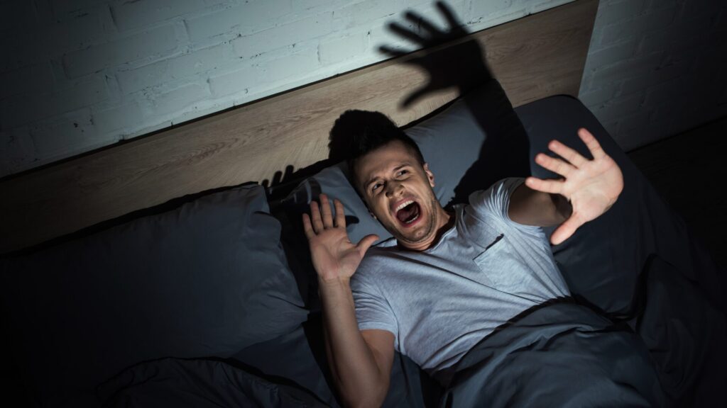 Nightmares are probably related to the consumption of dairy products before bedtime.