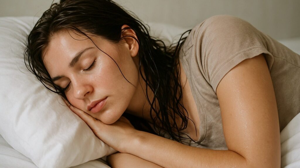 Sleeping with wet hair seems harmless, but it can cause you to develop mould and infections.