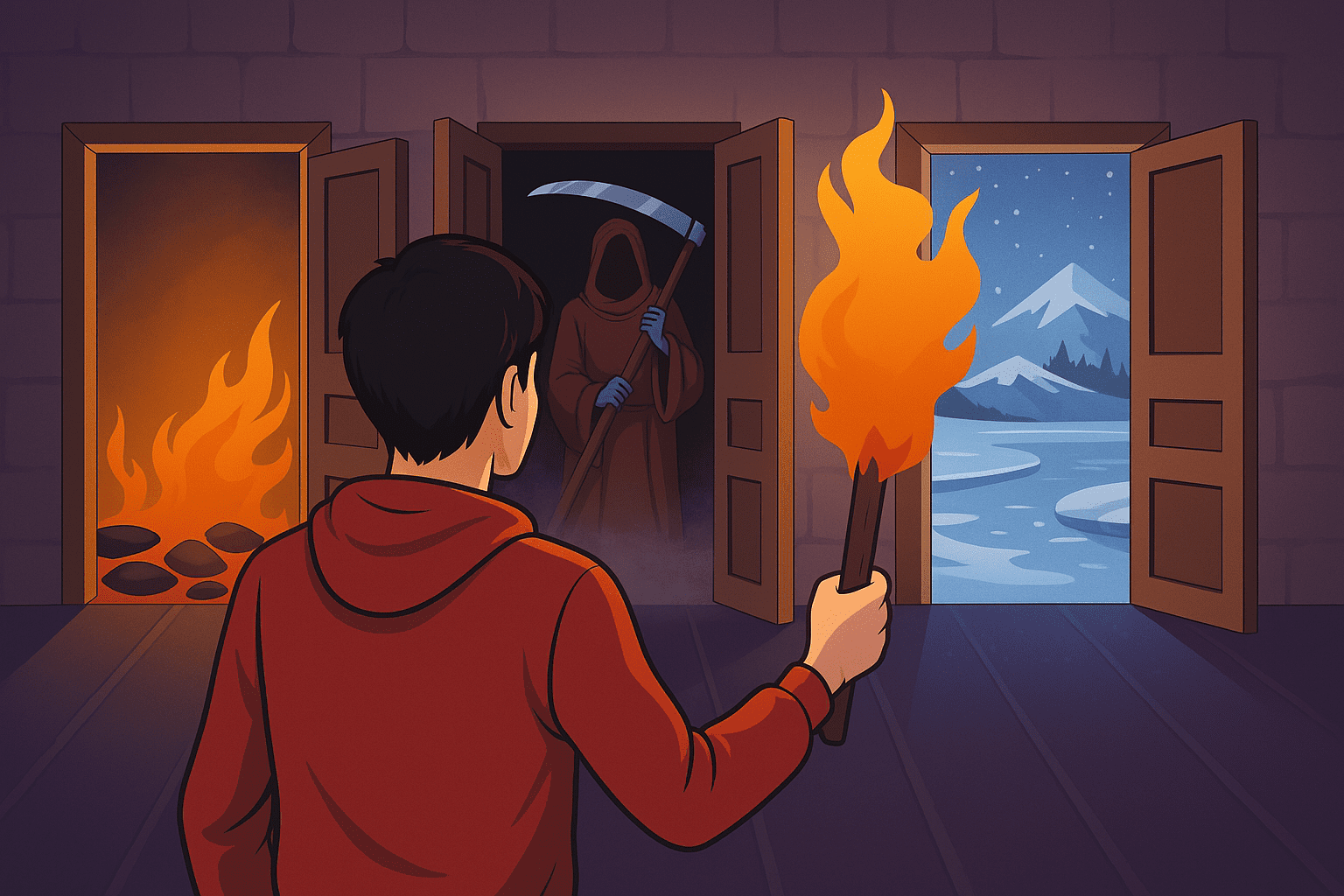 Which door can save your life?