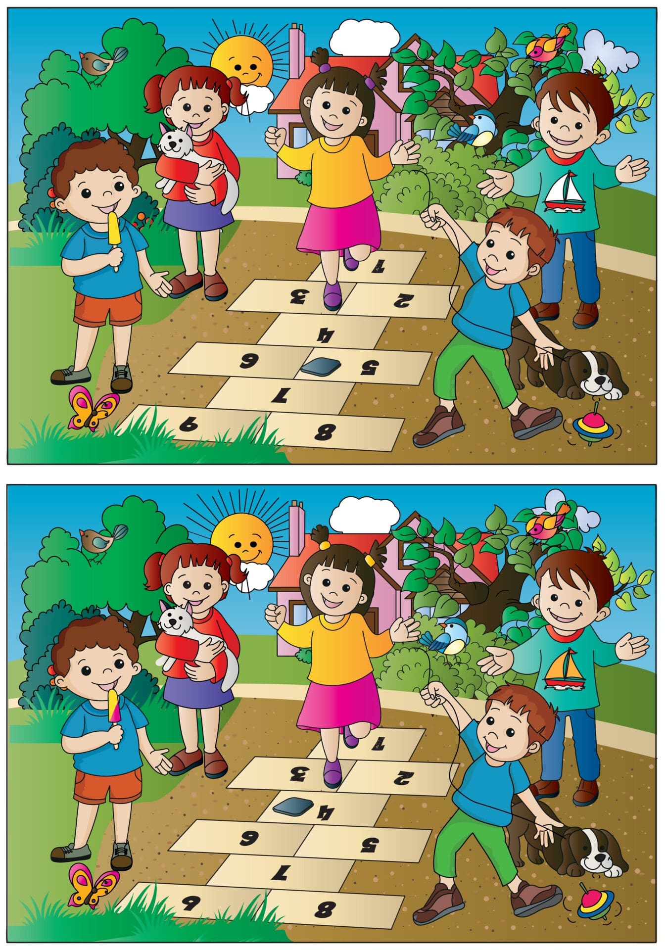 Find 10 differences.