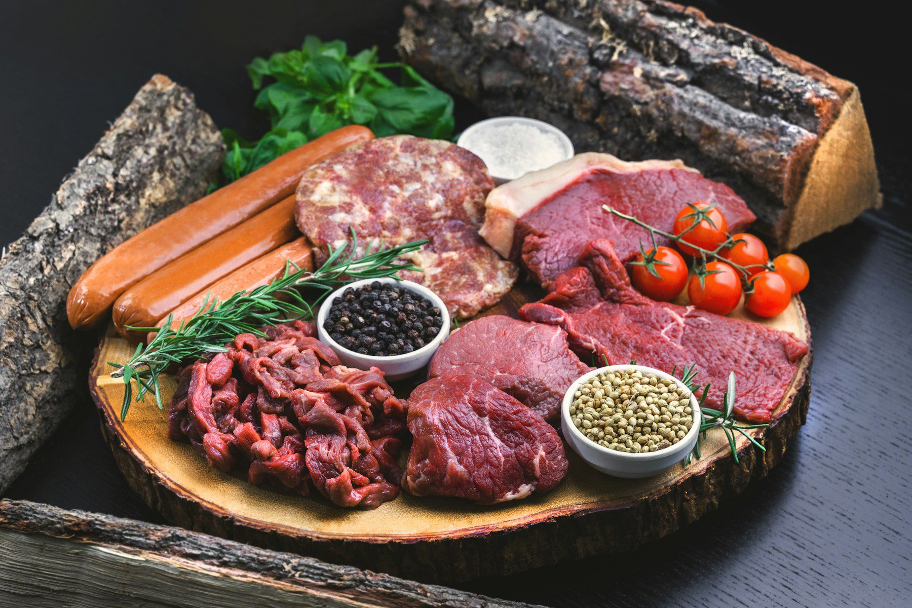 Meat, tripe and other animal products contain large amounts of vitamin B12.