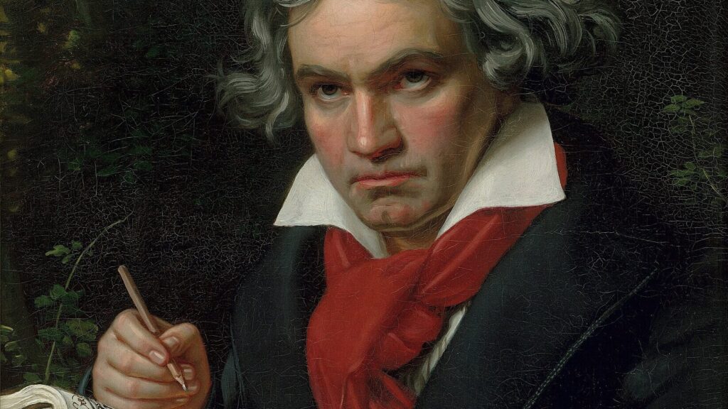Ludwig van Beethoven's most famous portrait.