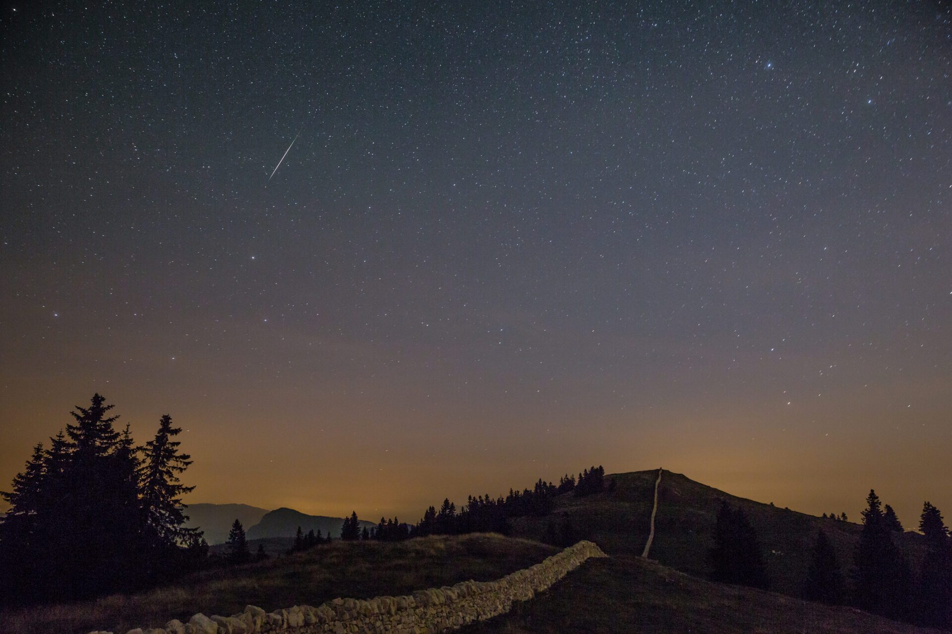 The Ursid meteor shower peaks just before Christmas.