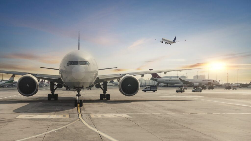 The airplane is the fastest means of transport today.