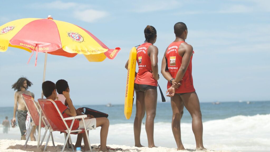 Brazilian lifeguards have very demanding training.