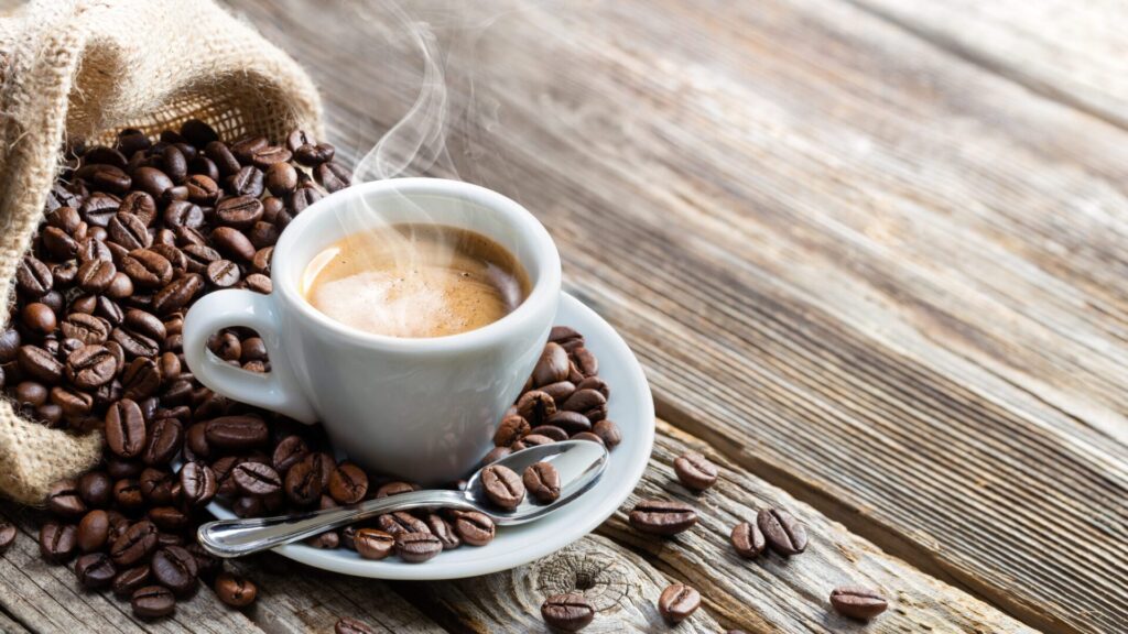 A lot of people make the mistake of drinking coffee.