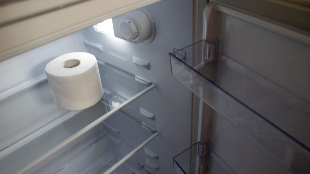 Toilet paper does not belong in the fridge on first impression. But we've got a few reasons to put it there.