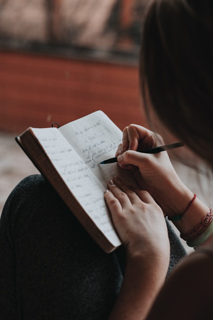 You can write the affirmations down or say them out loud. It's up to you.
