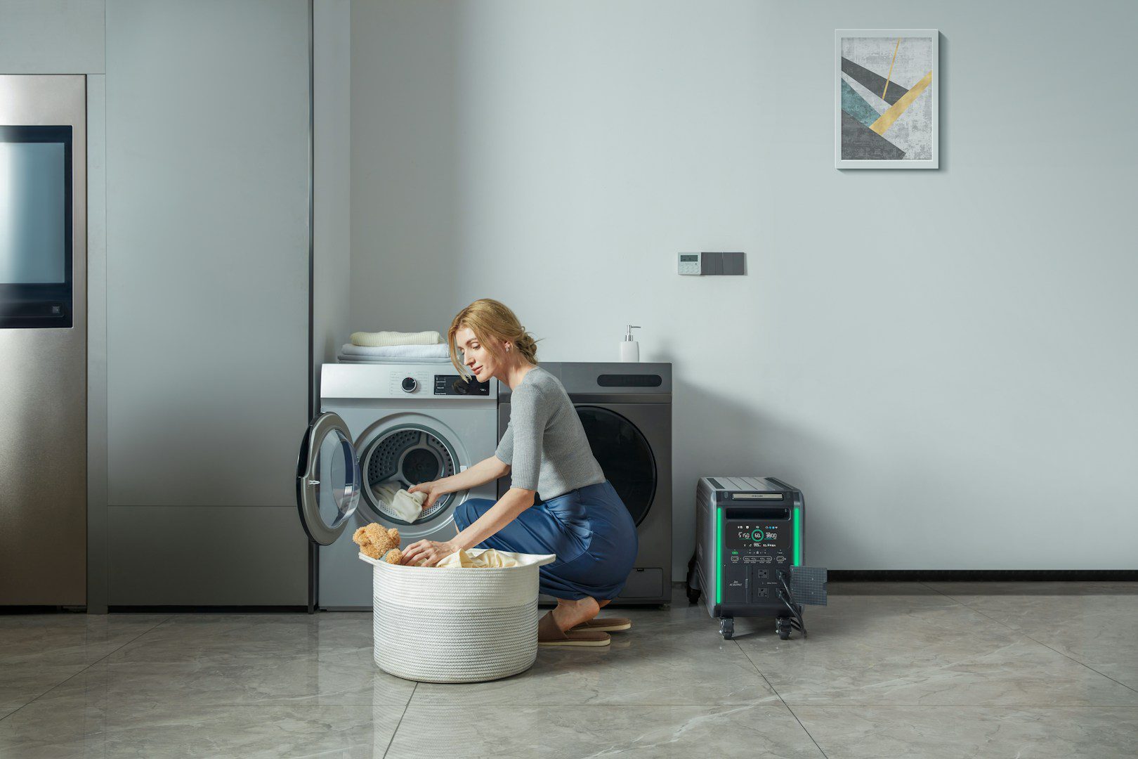 Some people ignore the maximum volume of laundry they can put in the washing machine. Then it's no wonder they get into trouble.