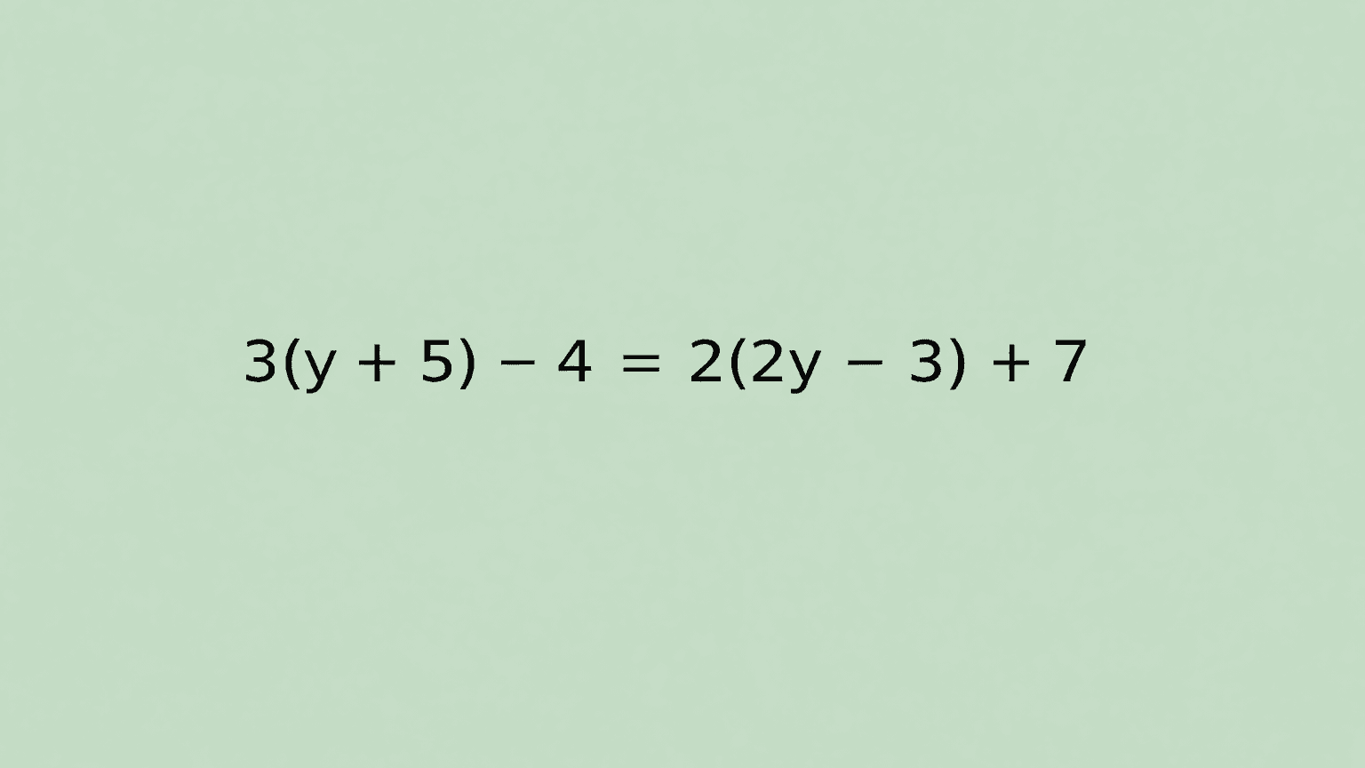 Calculate the example.