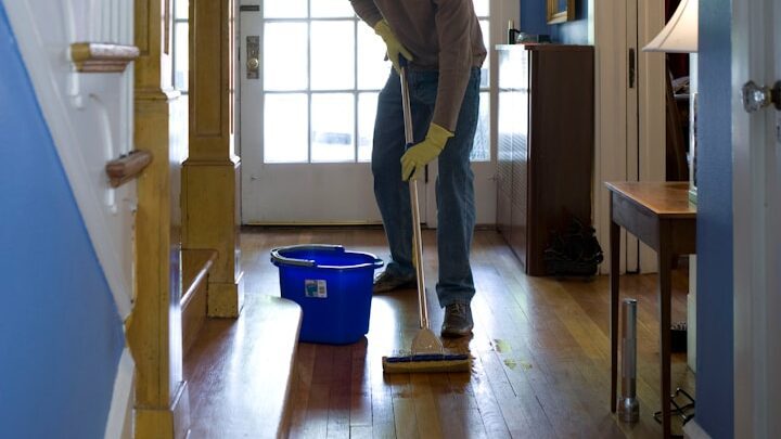 Don't use water to clean these floors, otherwise you might as well replace it