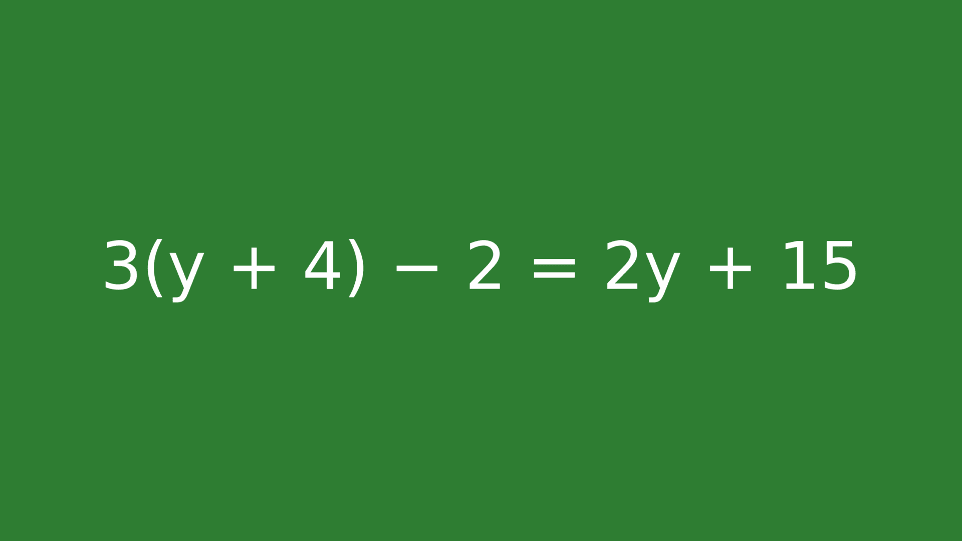 Calculate the example.