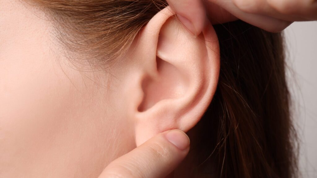 The human body has a number of anti-stress points. And some of them are on the earlobe. Stimulating them can often help in times of stress.