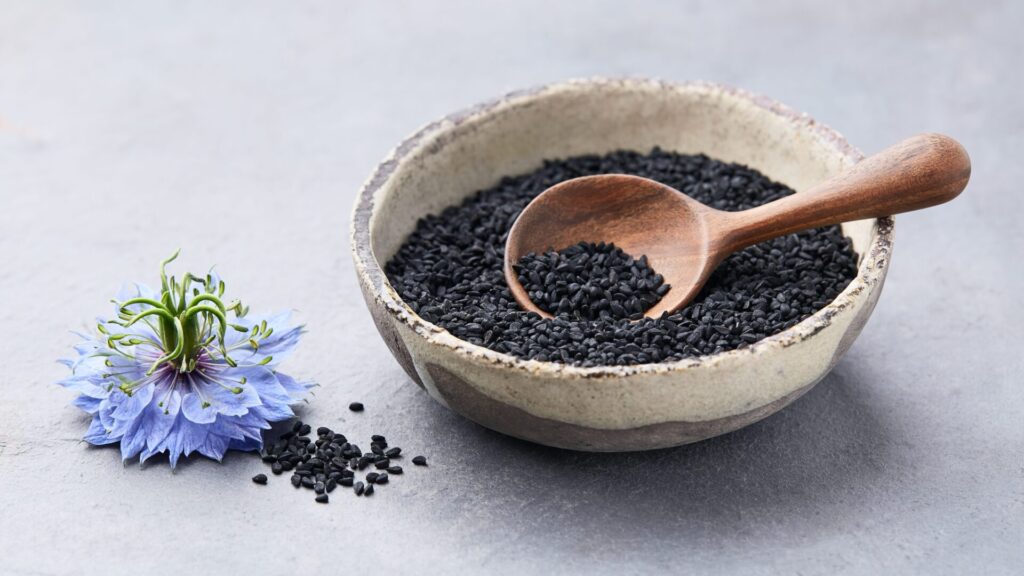 Black cumin comes from a plant called Nigella sativa.