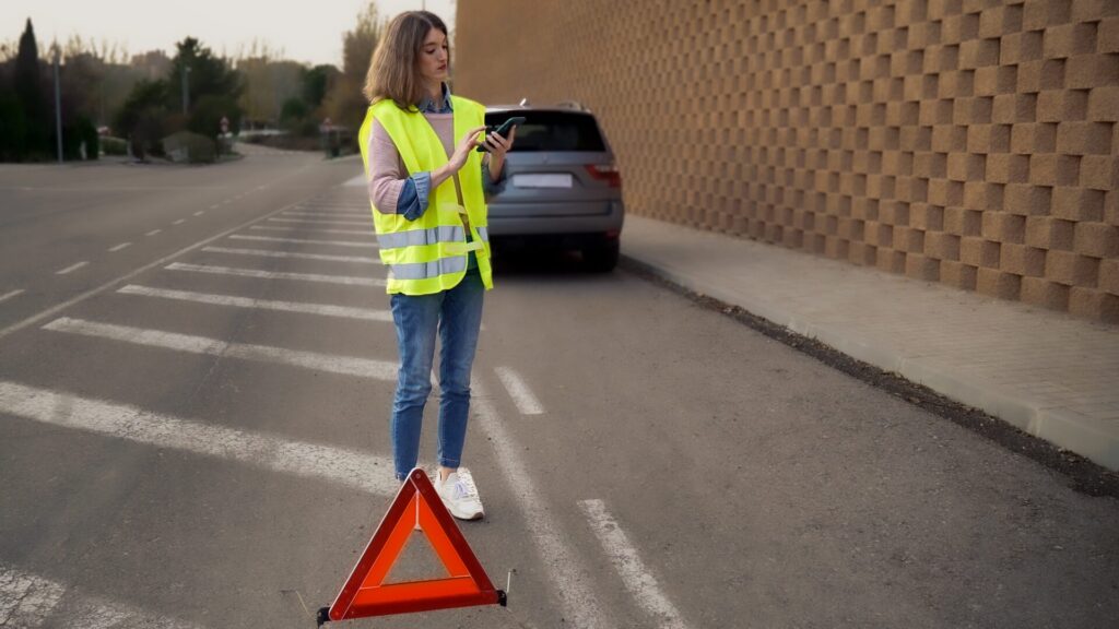 You think a reflective vest for the driver is enough: Wrong, that's where the fun ends and you can pay for it