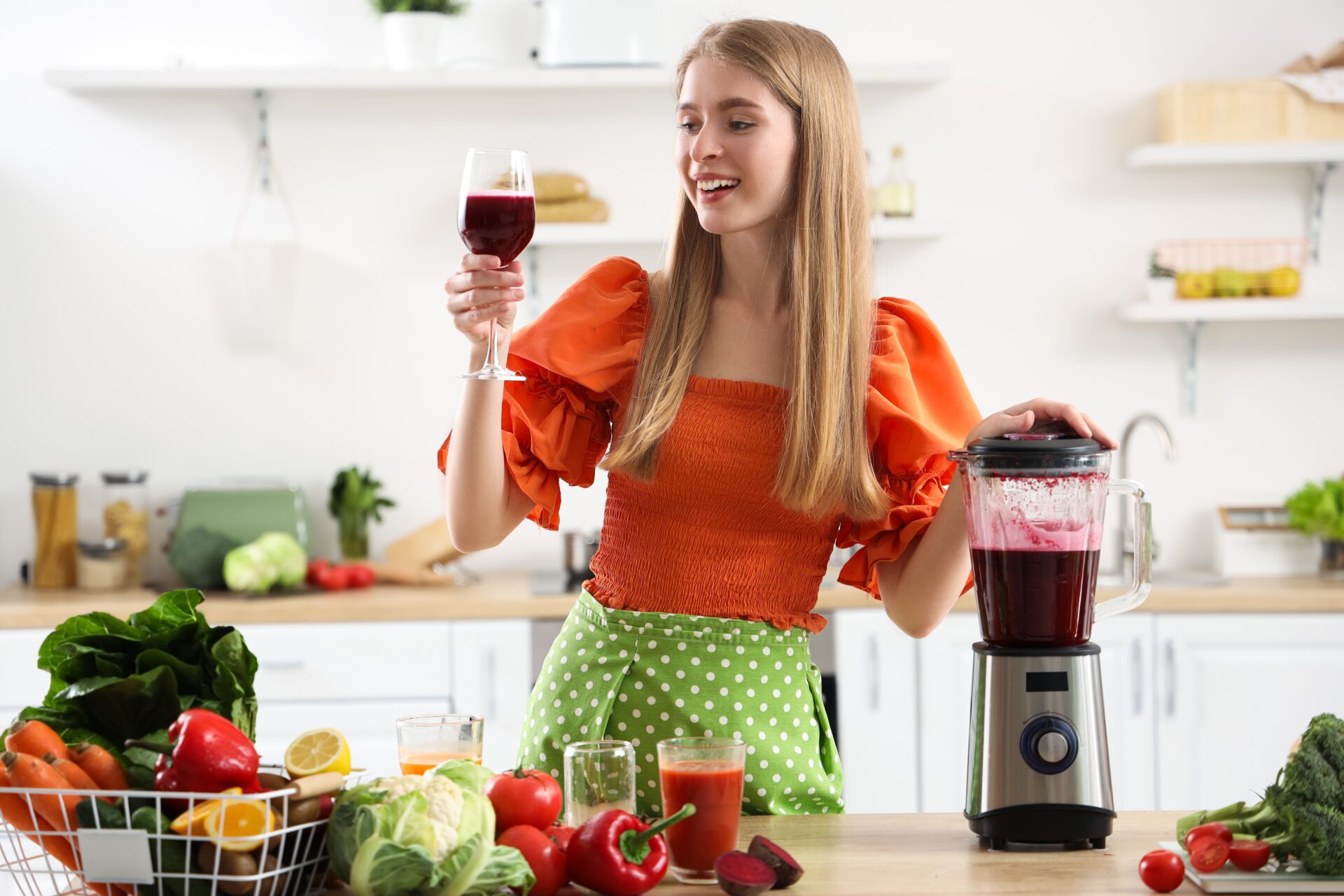 The recommended daily dose of beetroot juice is between 200-400 ml.