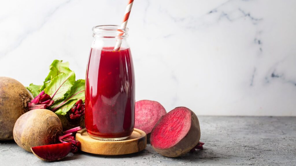Beetroot juice is said to be a natural helper to lower blood pressure.