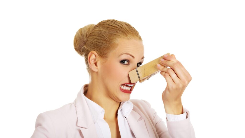 Nose peg. These foods smell crazy, but they have a lot of vitamins