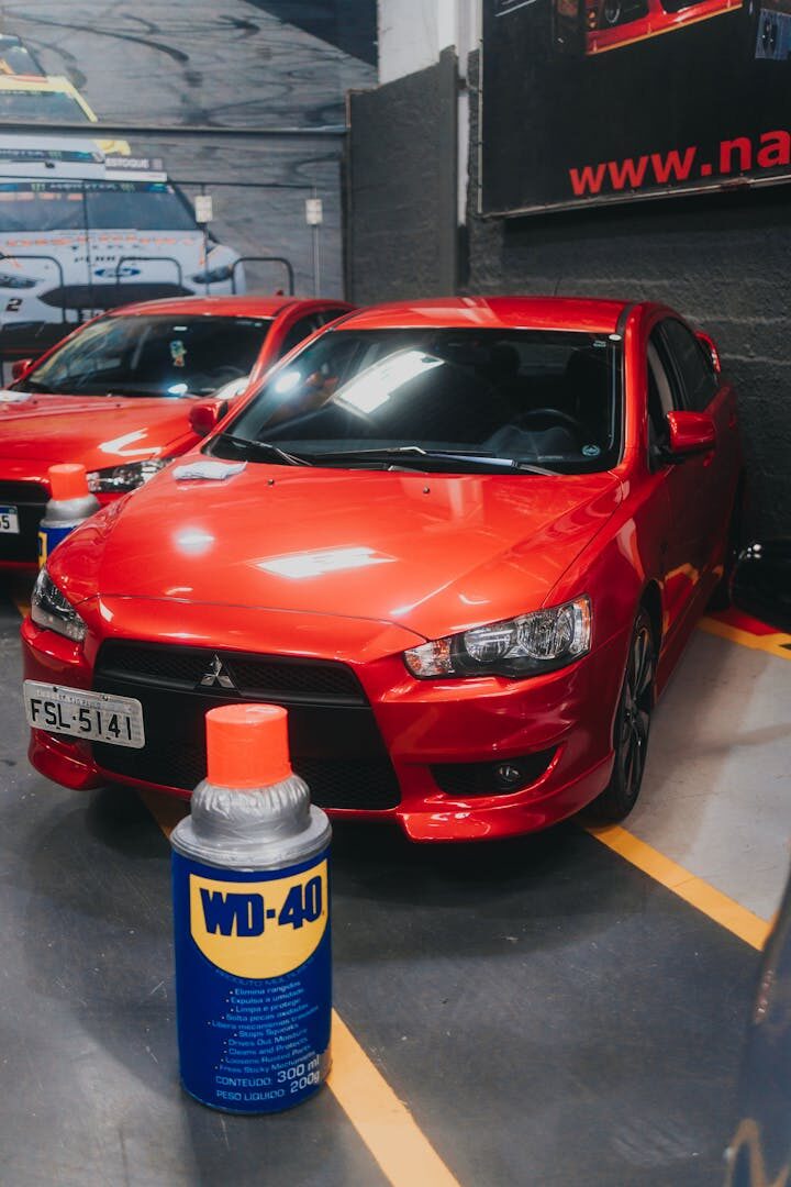 If you use WD-40 solvent in time, the oil stains will disappear. This is a very effective way to get rid of them.