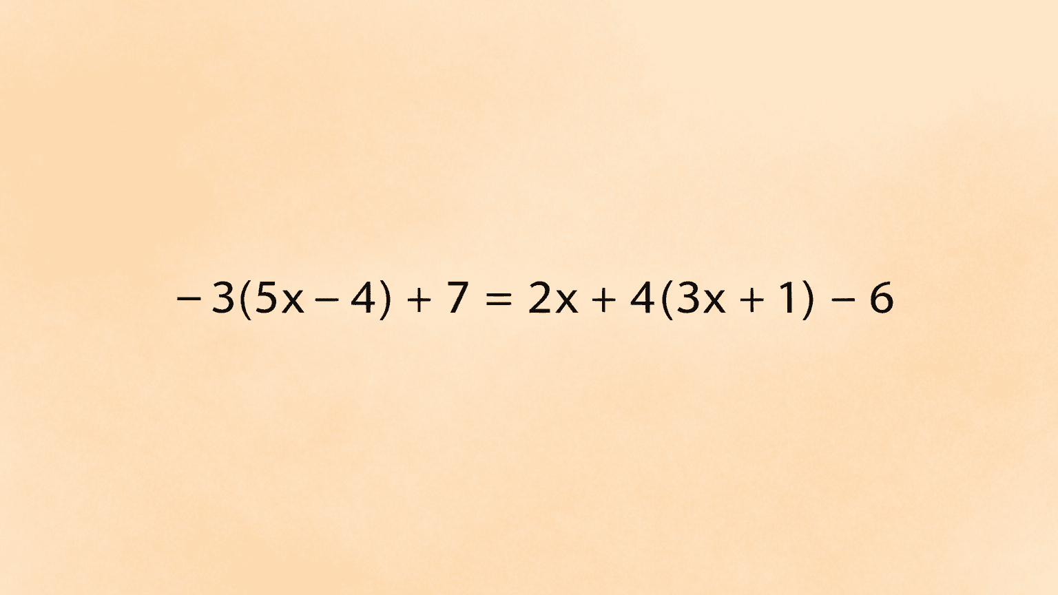 Calculate the example.